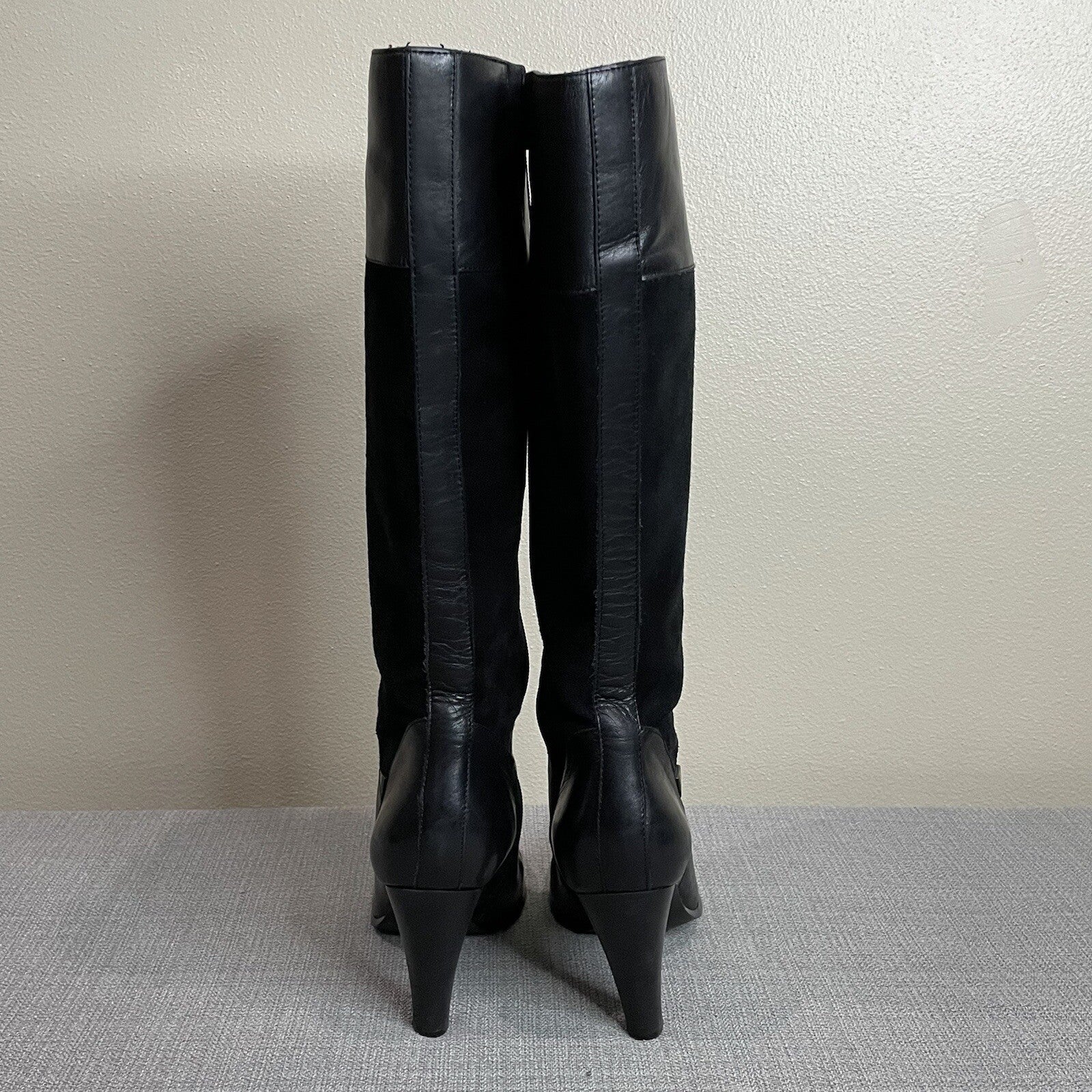 Victor Alfaro "Cassidy" Women's (Size 6.5) Tall Leather Suede High Heel Boots