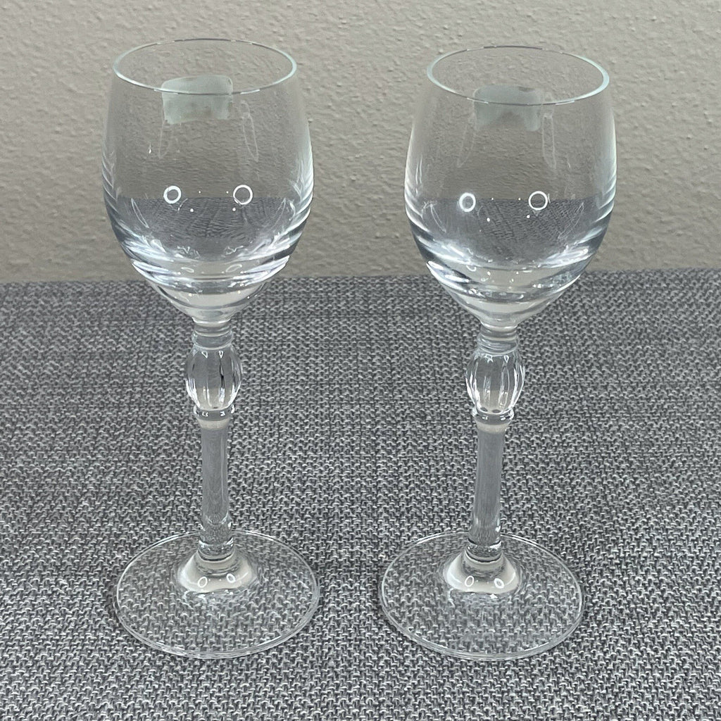 Schott Zwiesel Germany Pair of Bar Cart Drinking Glasses (Stemmed Shot Glass)