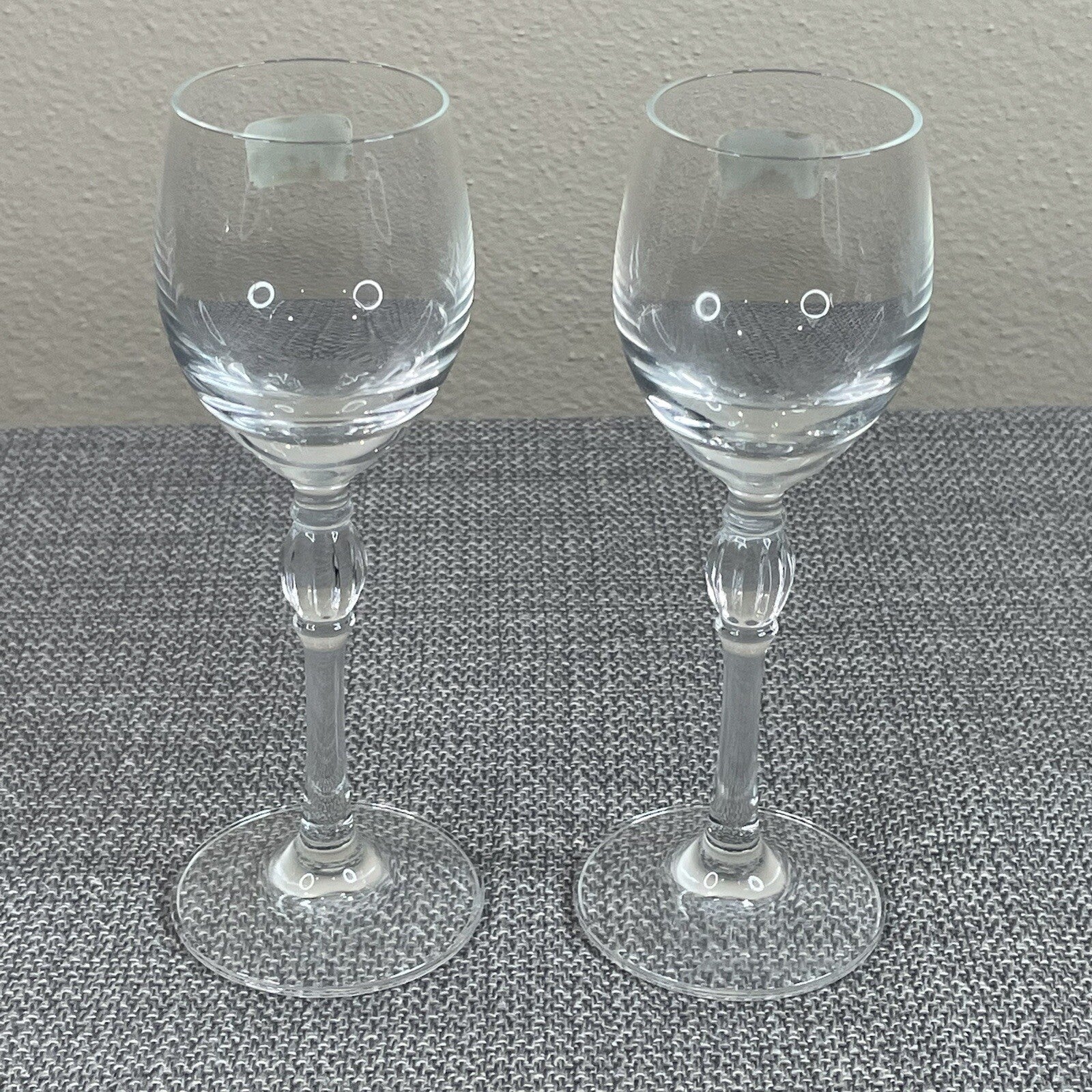 Schott Zwiesel Germany Pair of Bar Cart Drinking Glasses (Stemmed Shot Glass)