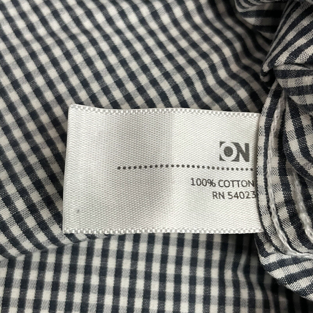 Old Navy Men's (Size XXL) 2XL Black Plaid Button Down Shirt