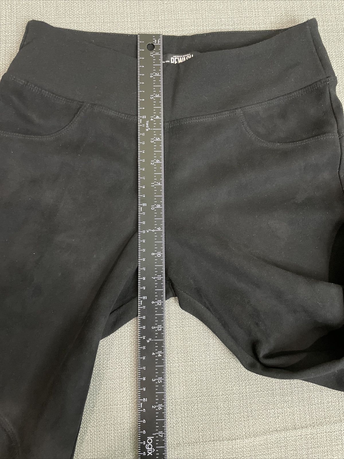 American Original Rewash Brand Women’s Pull-On Black Cropped Leggings Size M