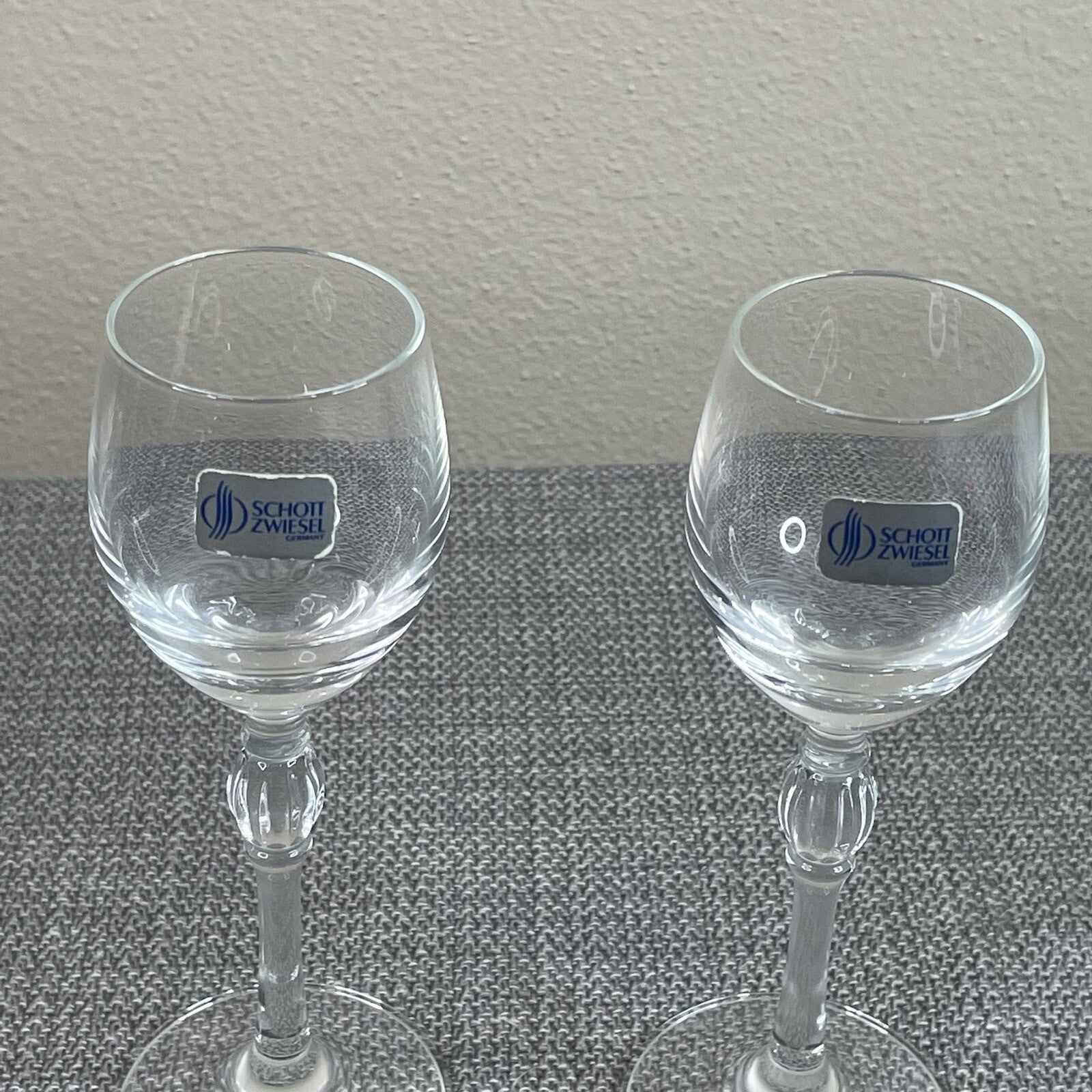 Schott Zwiesel Germany Pair of Bar Cart Drinking Glasses (Stemmed Shot Glass)