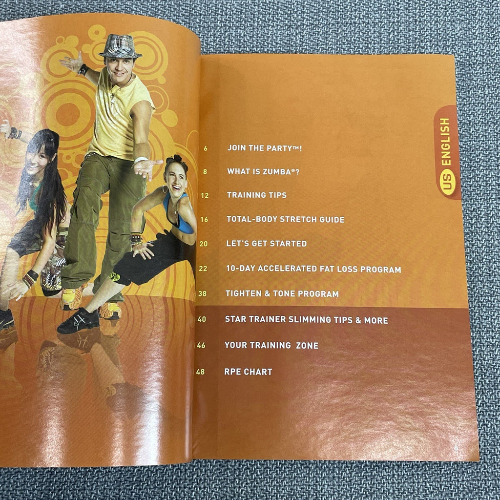 Zumba Fitness DVD’s ONLY (Set of 5 plus Booklet)