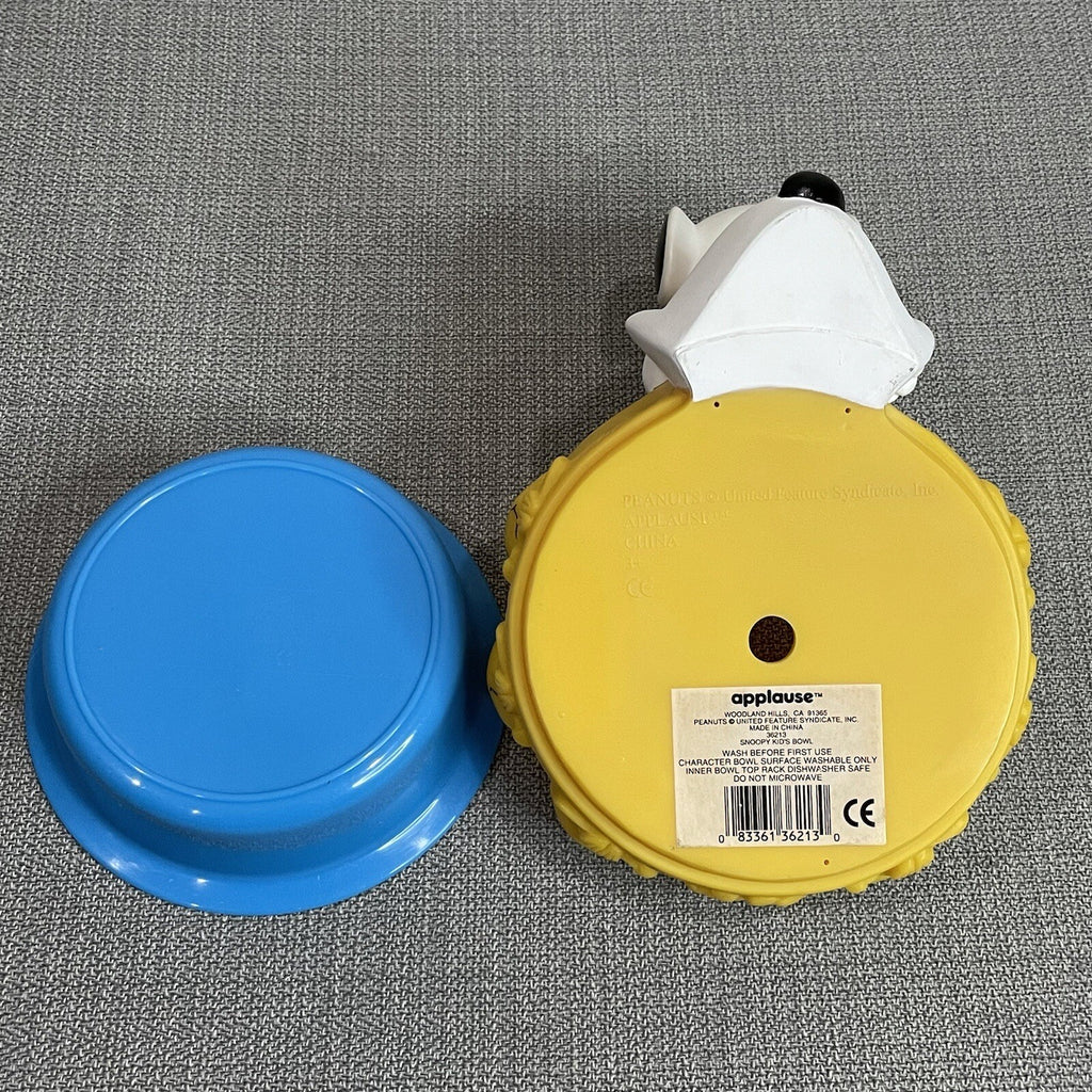 Applause Peanuts Snoopy & Woodstock Travel Drink Cup and Campfire Snack Bowl Set