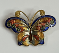Women's Fashion Jewelry - Pins & Brooches - Colorful Textured Butterfly