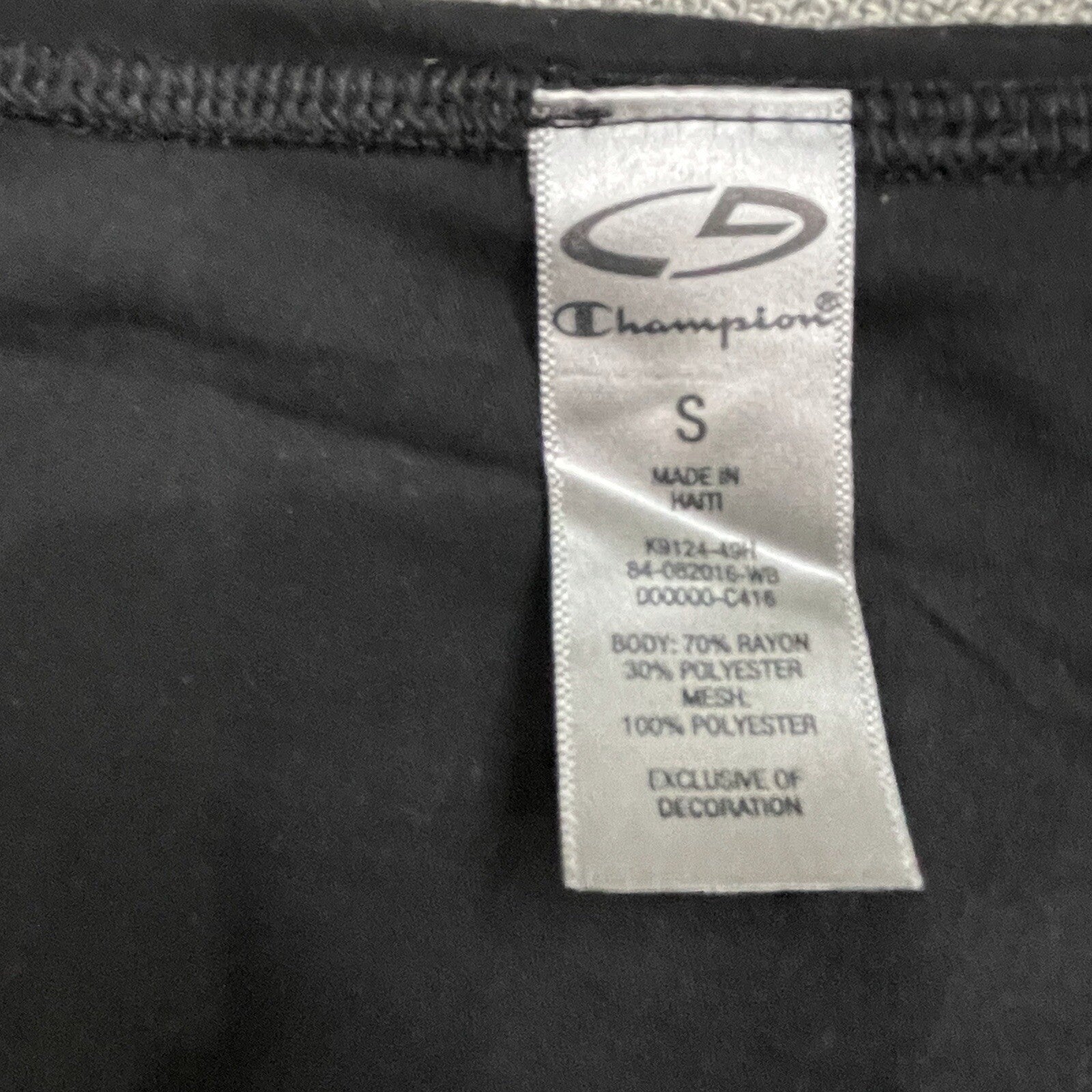 C9 Champion Women's Size S Black Athletic Tank with Warrior Won Lettering
