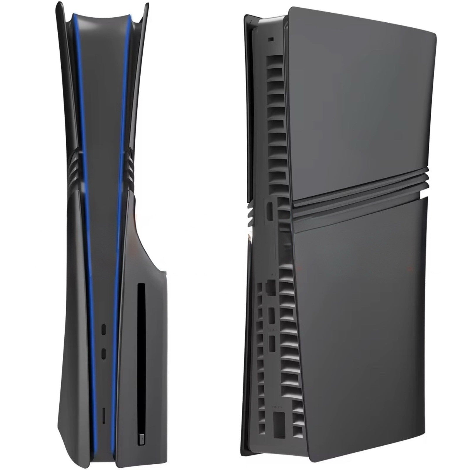 Black PlayStation 5 Pro Faceplate PS5 Cover Plate Shell Disc Version