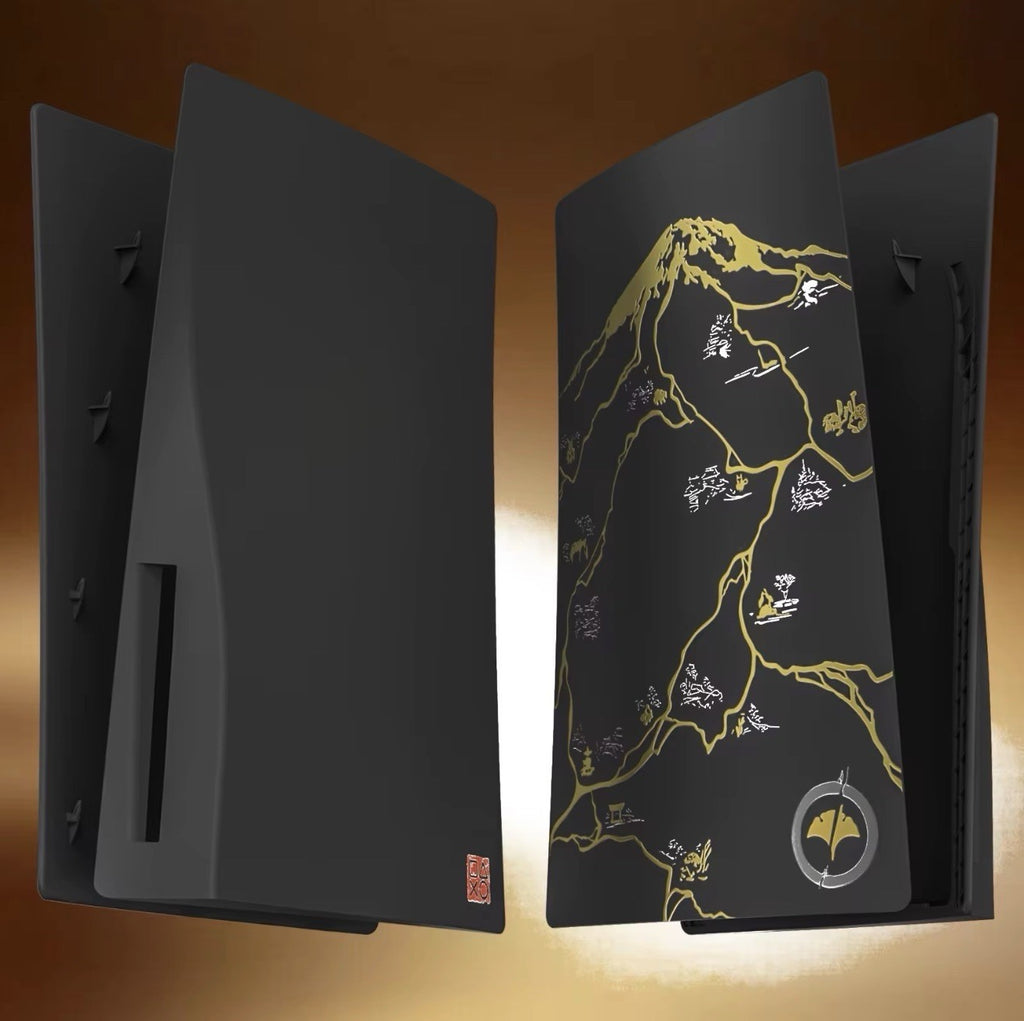 Ghost of Yotei Black PS5 Faceplate Cover Plate Shell Disc Version PlayStation 5