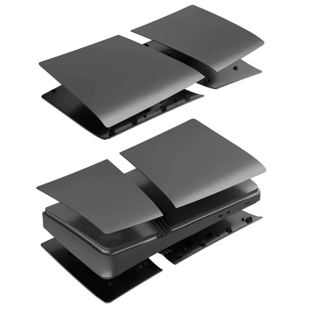 Black PlayStation 5 Pro Faceplate PS5 Cover Plate Shell (Disc-Free) Version