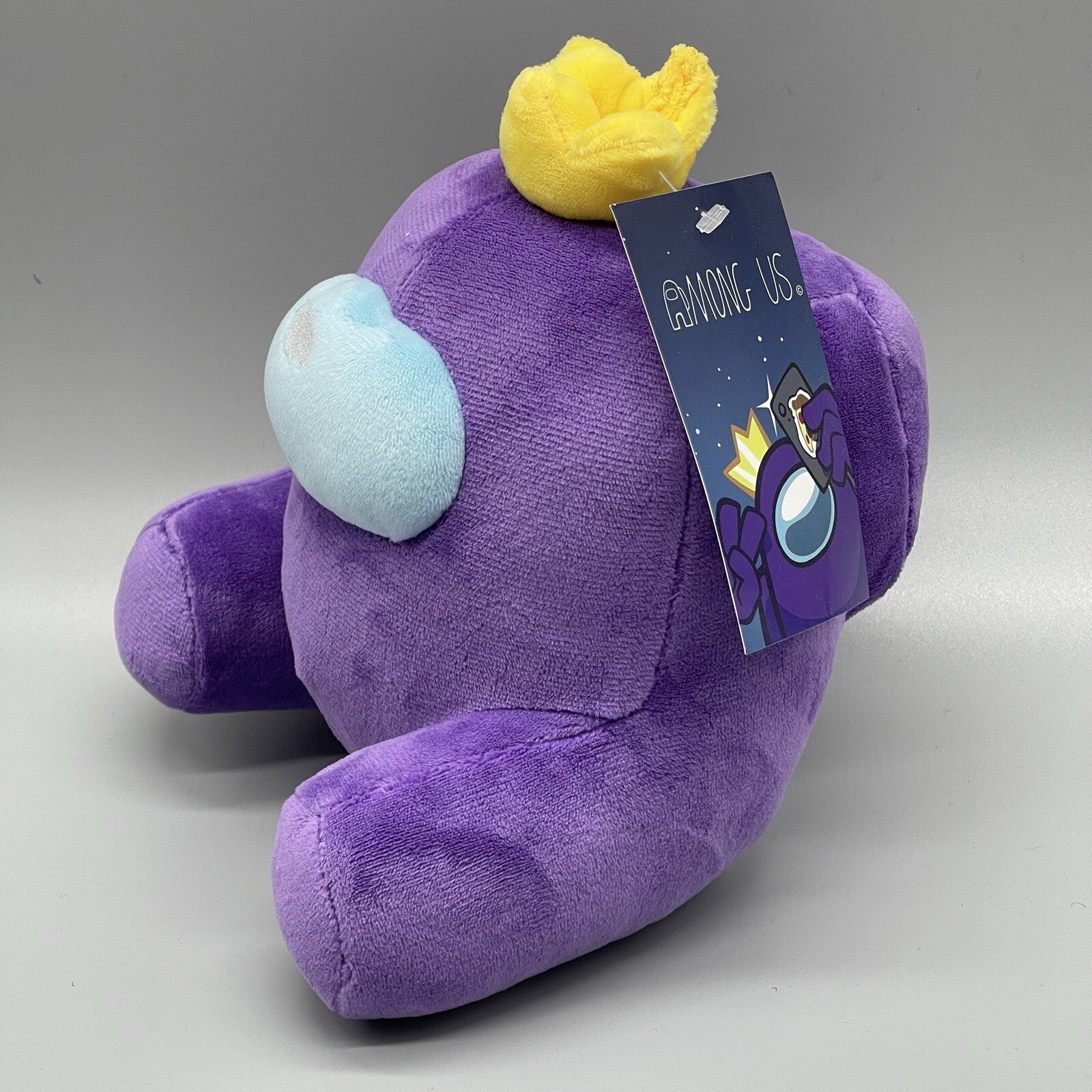Purple Among Us Inner Sloth Imposter w/Crown 7" Soft Plush - New