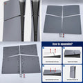 Gray PS5 Slim Faceplate Cover Plate Shell PlayStation 5 (Disc-Free) w/30th Annv.