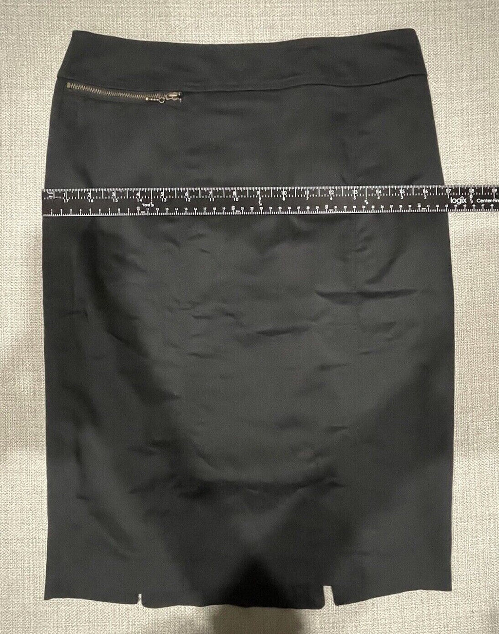 Mossimo Women's Size 6 Black Floral & All Black Stretch Pencil Skirts (Set of 2)