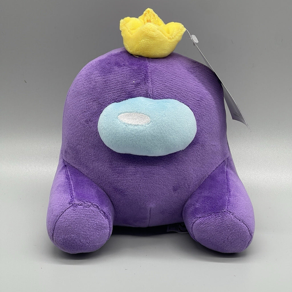 Purple Among Us Inner Sloth Imposter w/Crown 7" Soft Plush - New