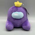 Purple Among Us Inner Sloth Imposter w/Crown 7" Soft Plush - New