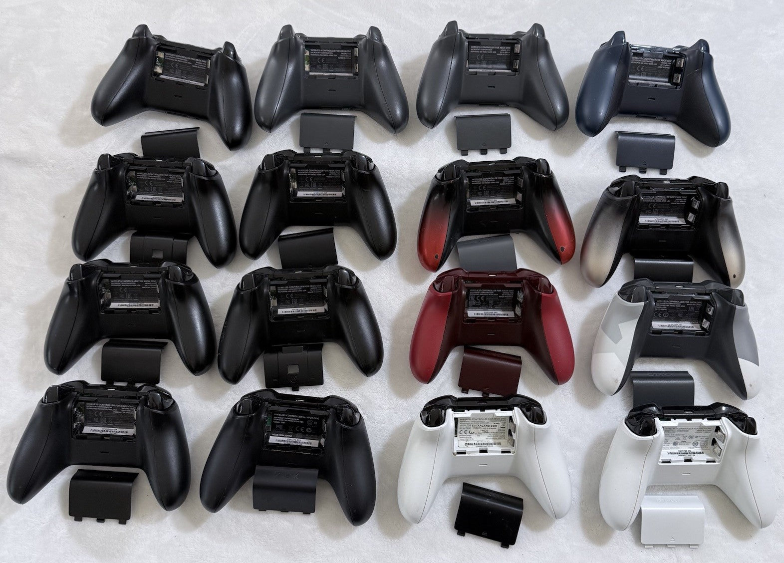 Lot of 16 Microsoft Xbox One Wireless XB1 Controllers As Is - Untested