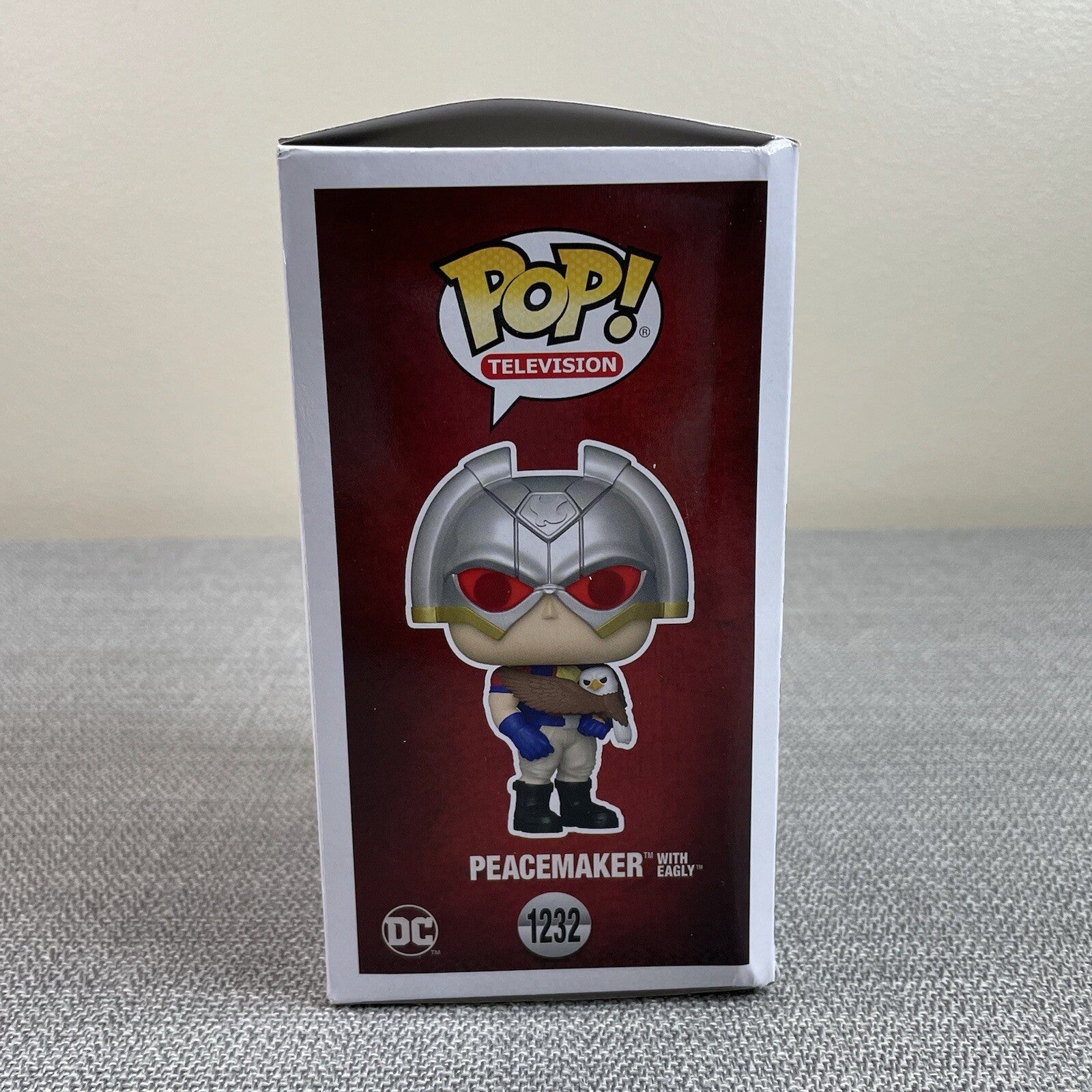 Funko Pop Television - DC Comics - Peacemaker w/Eagly The Series (1232) WORN BOX