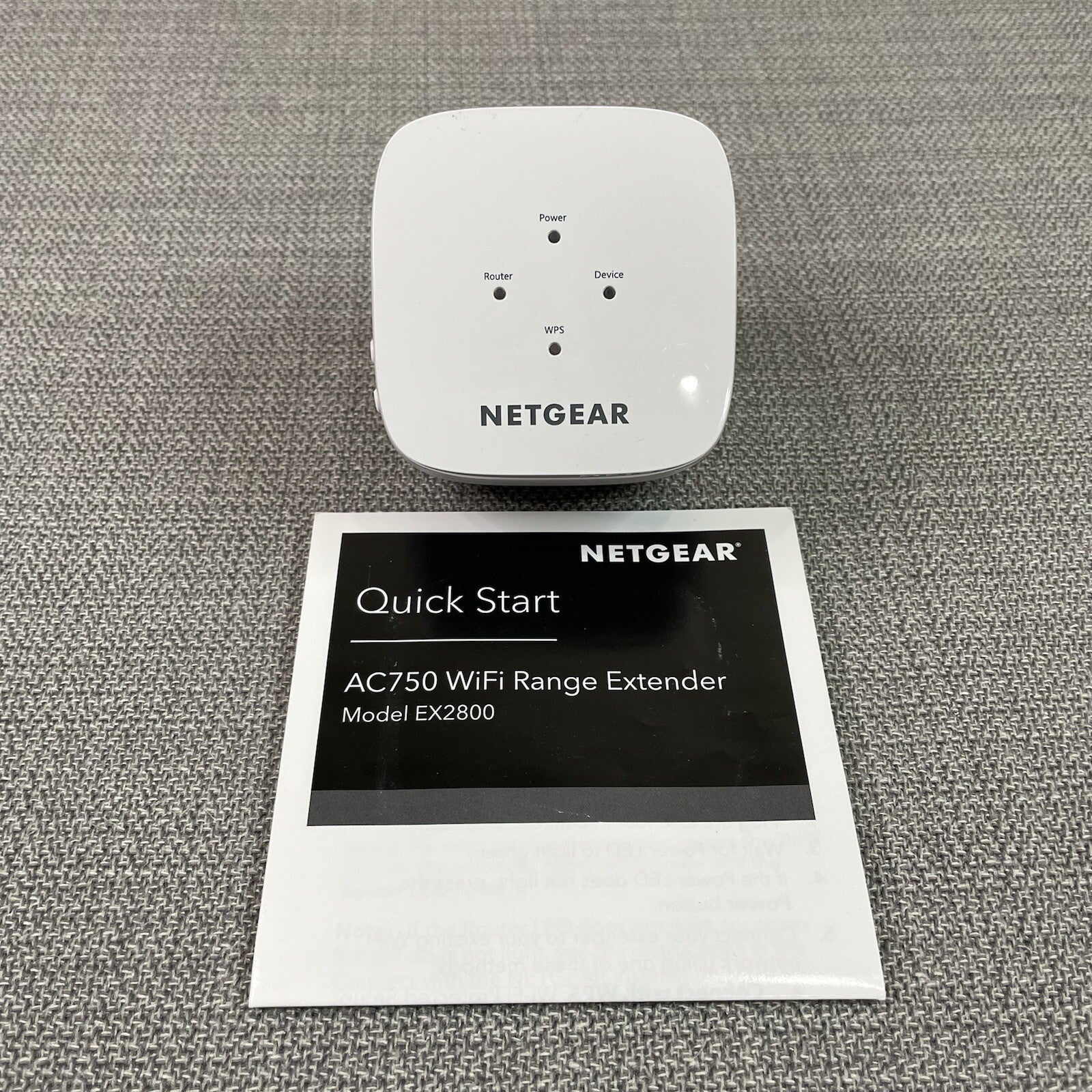 Netgear AC750 WiFi Range Extender- White (Model: EX2800)