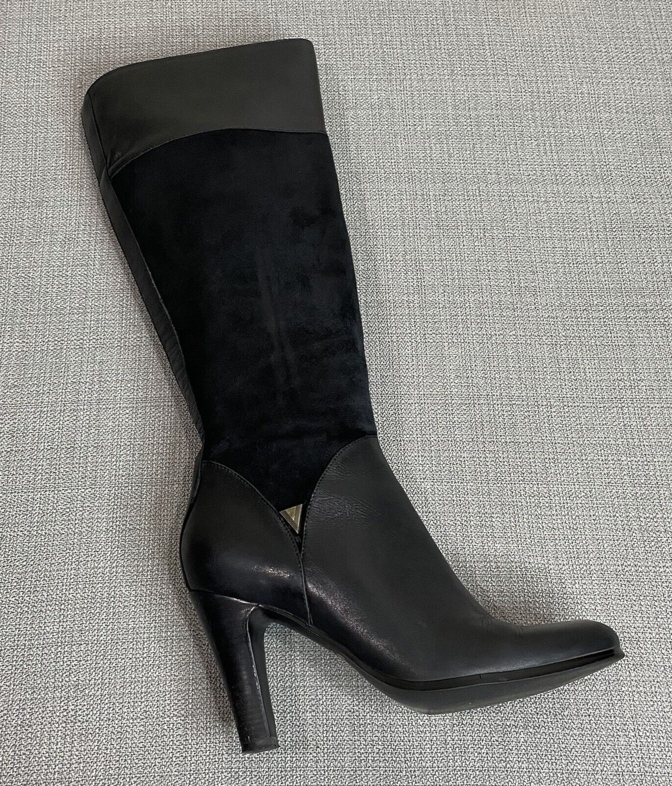 Victor Alfaro "Cassidy" Women's (Size 6.5) Tall Leather Suede High Heel Boots