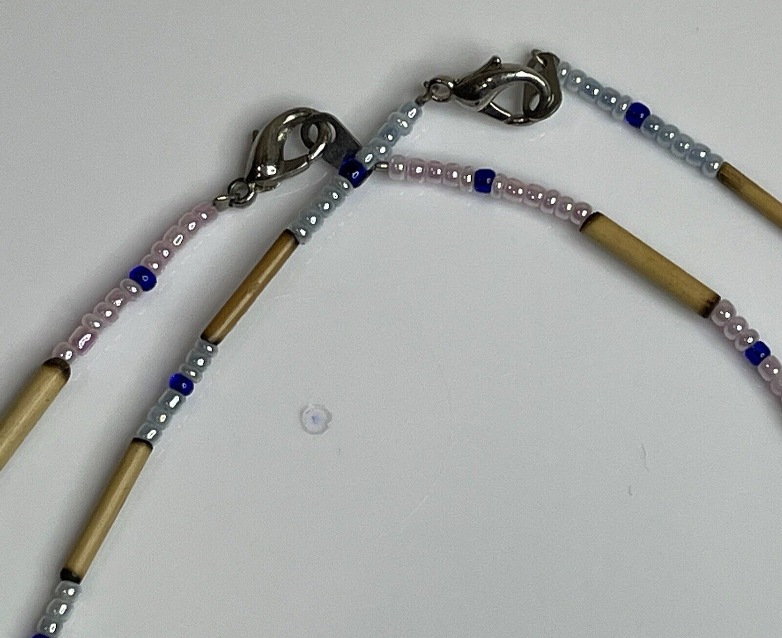 Women's (Girl's) Fashion Jewelry Blue & Purple Dolphin Charm Bead Necklace