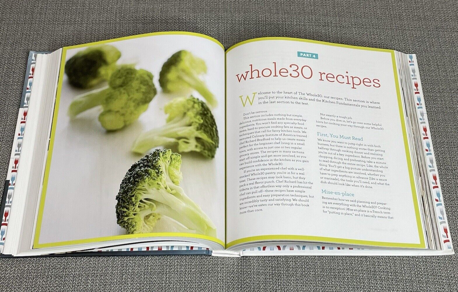 The Whole 30 Day Guide to Total Health and Food Freedom Hard Cover Book /Recipes