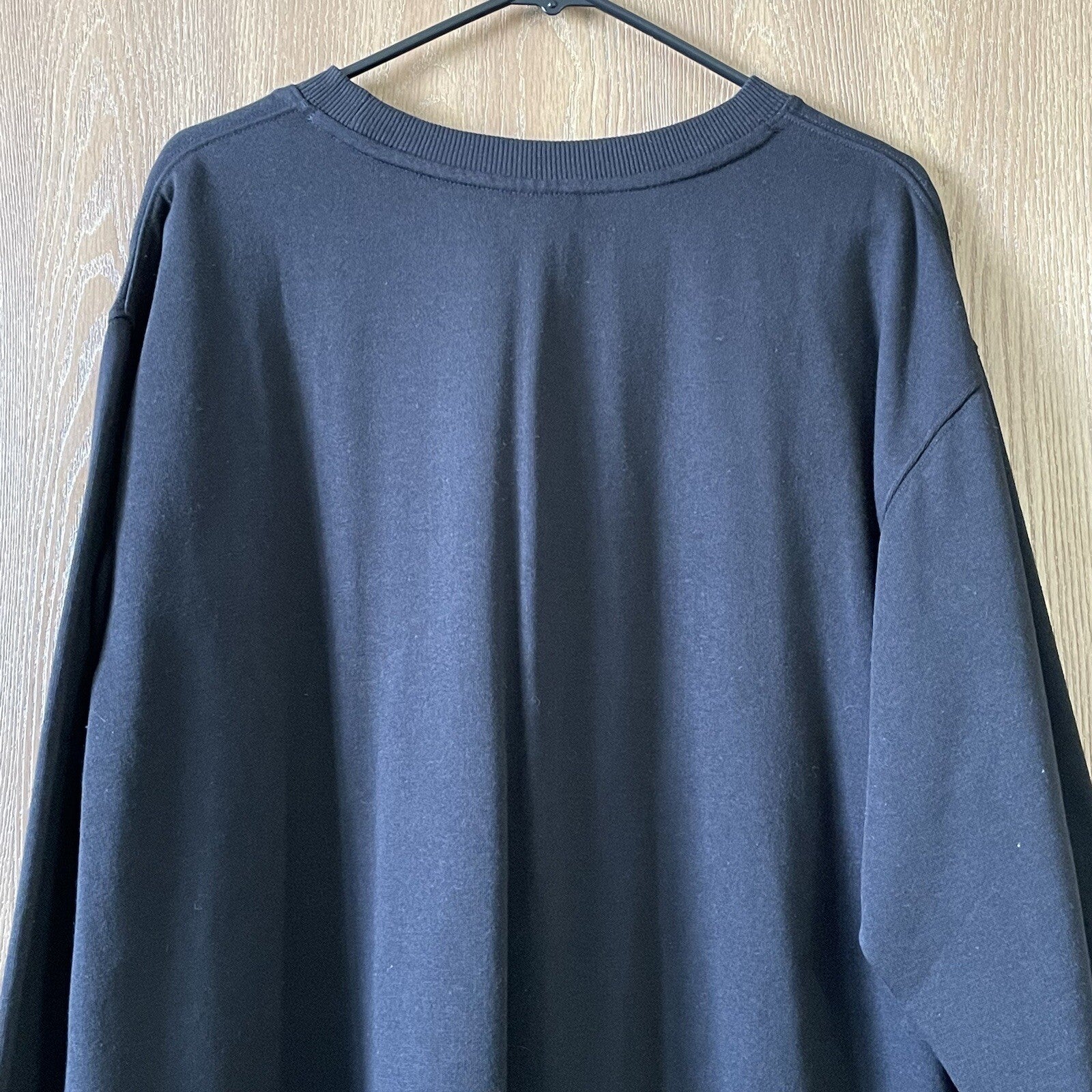 NWT Athletic Works Men's Size 2XL (50-52) DriWorks Black Fleece Sweatshirt