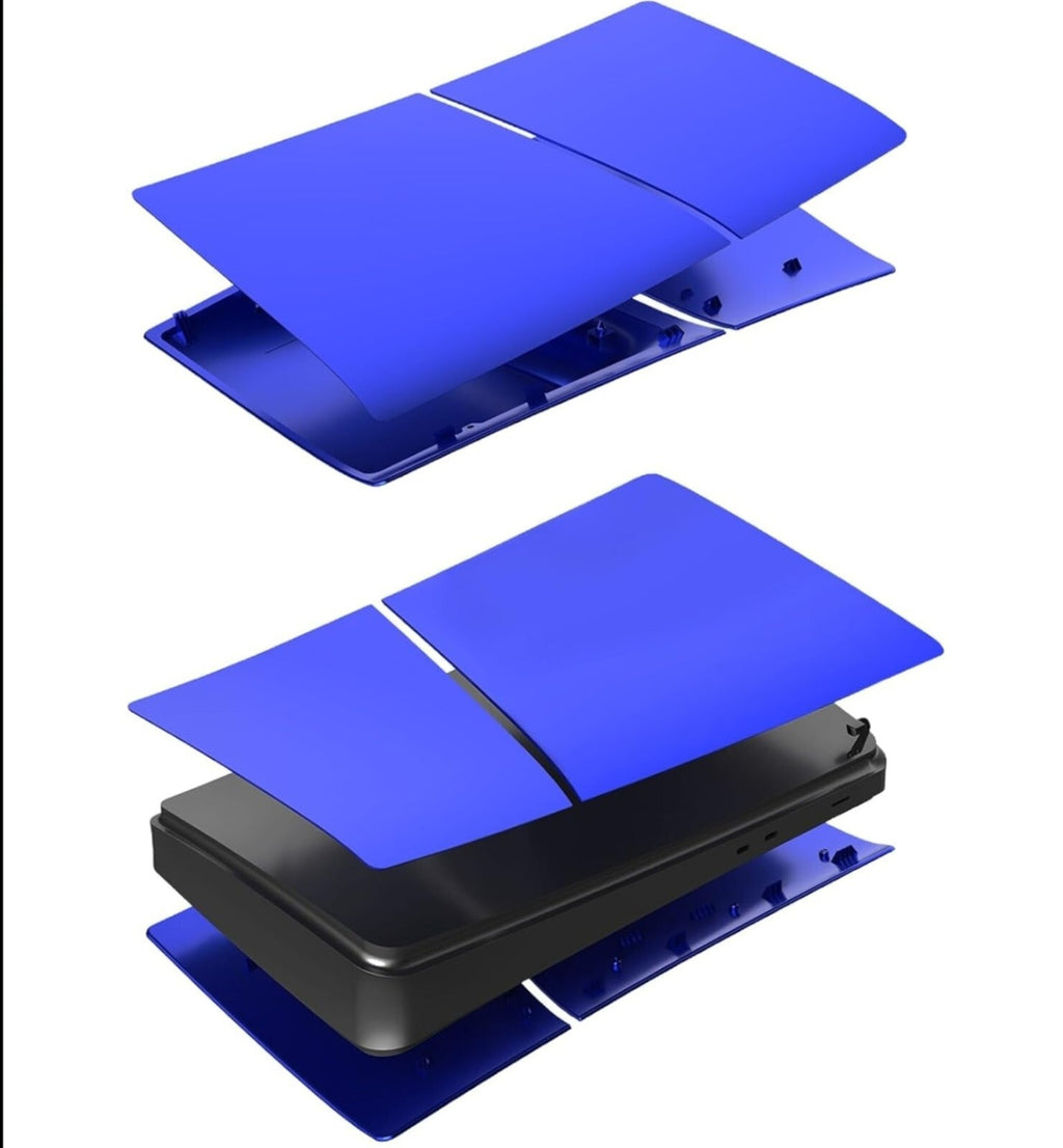 Blue PS5 Slim Faceplate Cover Plate Shell (Disc-Free) Version for PlayStation 5