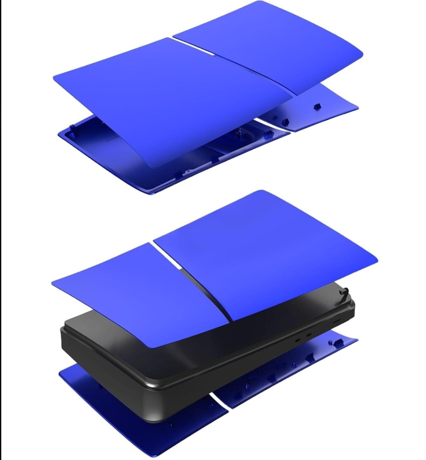 Blue PS5 Slim Faceplate Cover Plate Shell (Disc-Free) Version for PlayStation 5