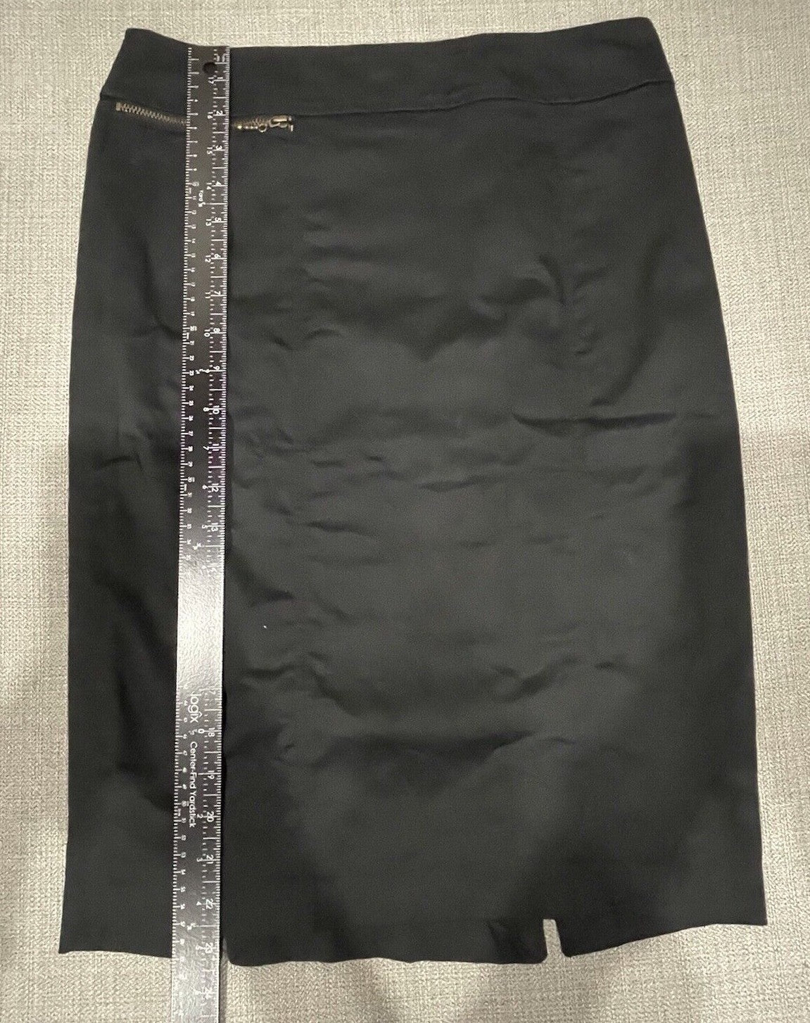 Mossimo Women's Size 6 Black Floral & All Black Stretch Pencil Skirts (Set of 2)
