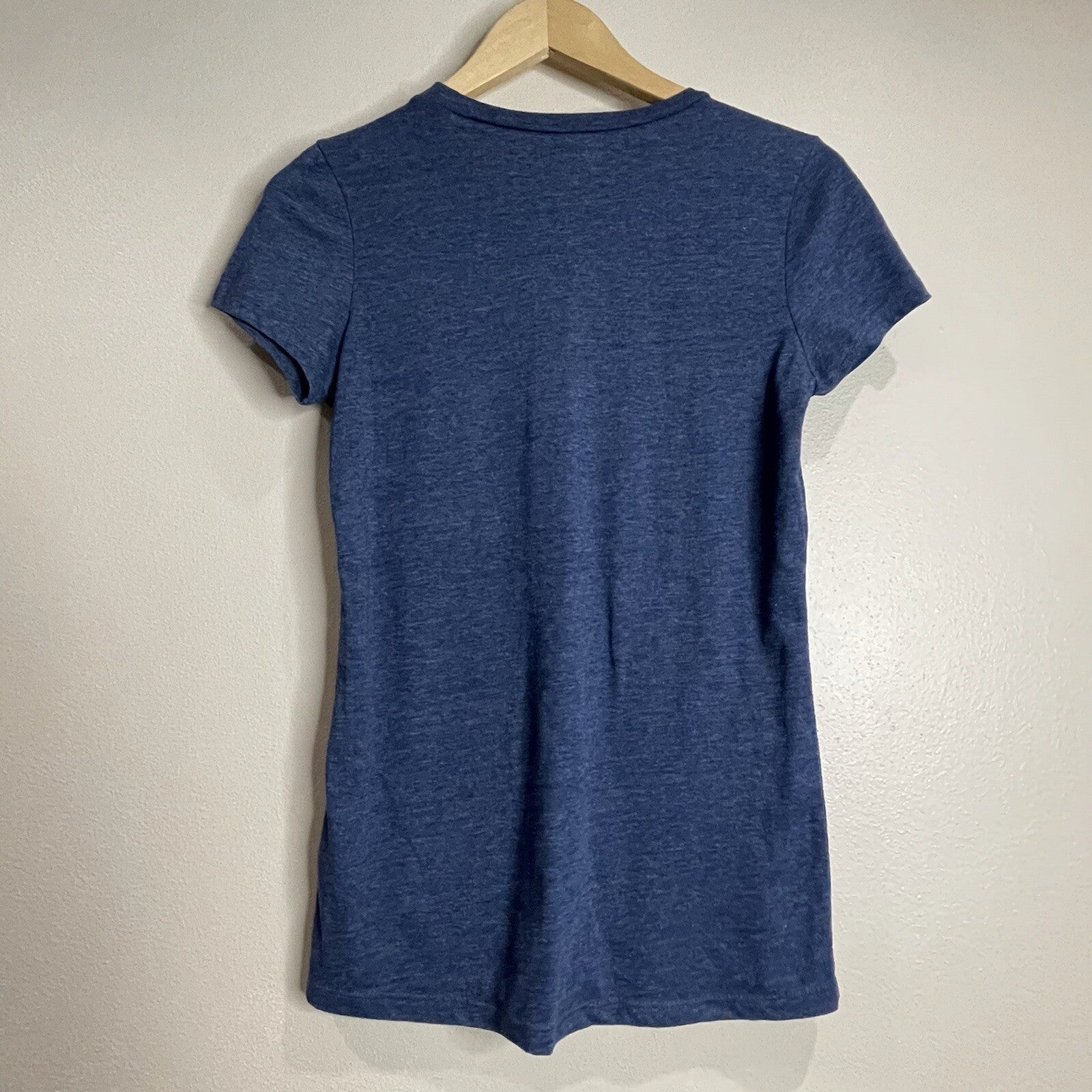 NFL Chicago Bears Women's Size Small Blue Orange Logo Short Sleeve T-Shirt