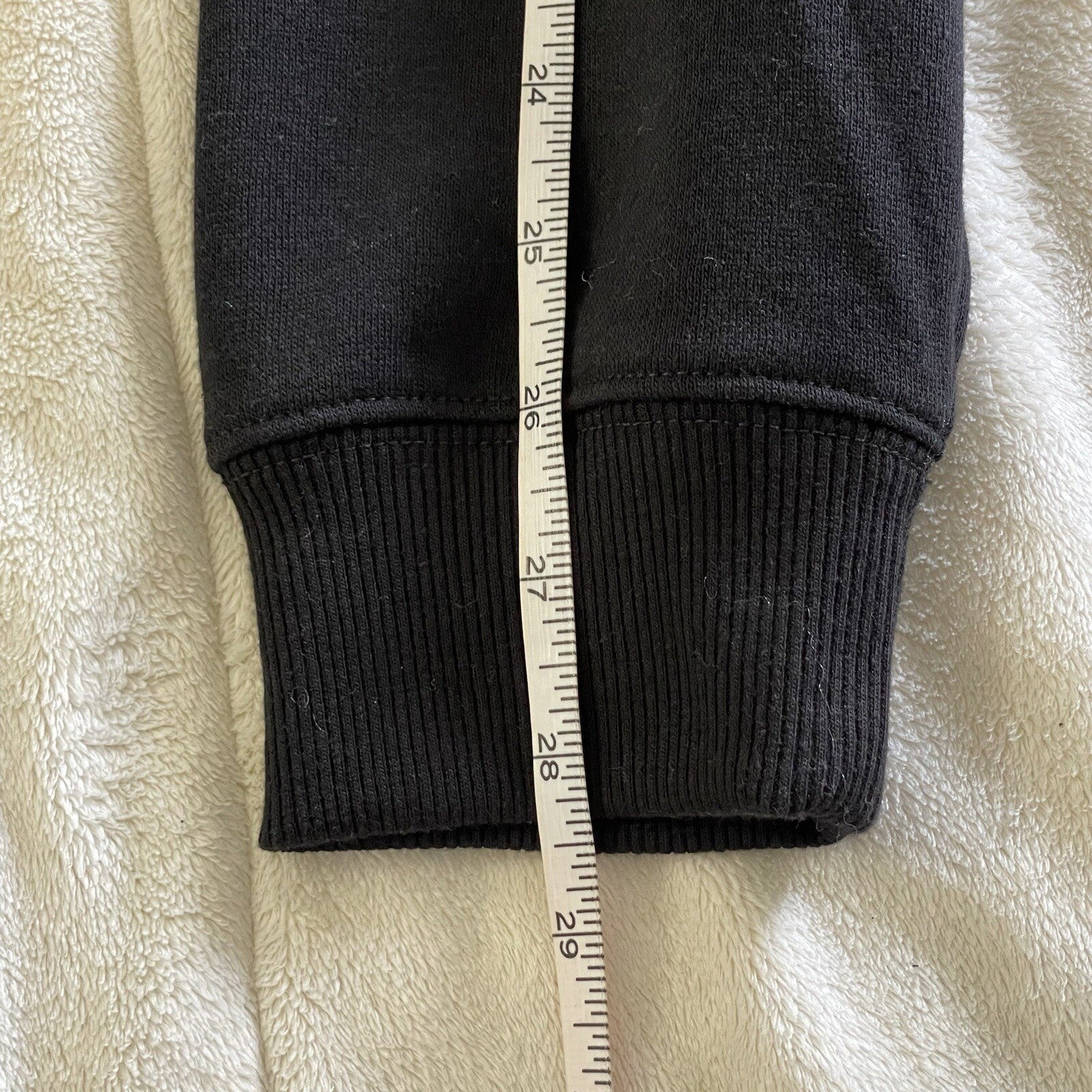 NWT Athletic Works Men's Size Small (34-36) DriWorks Black Fleece Sweatshirt