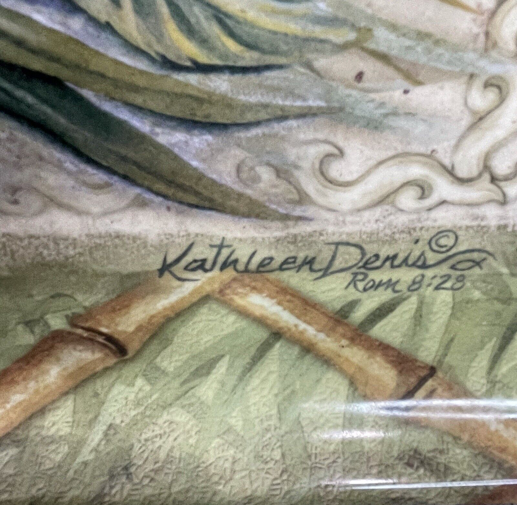 Keller Charles (Artist: Kathleen Denis) Decorative Bird Plastic Serving Tray