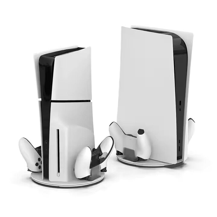 PlayStation 5 Charging  Vertical Stand w/RGB Lighting for PS5/Slim/Pro Console