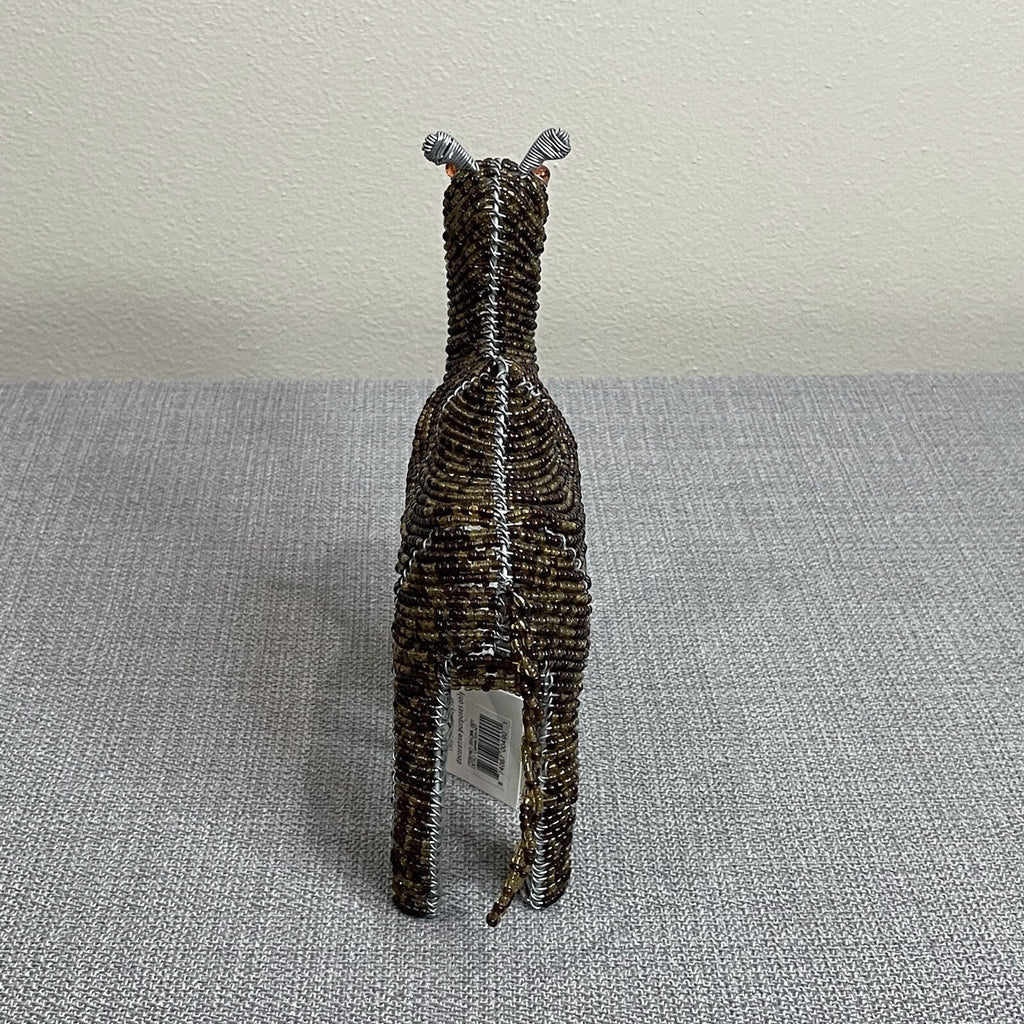 GrassRoots Creations (Beadworx) Decorative Metal Beaded Camel Sculpture