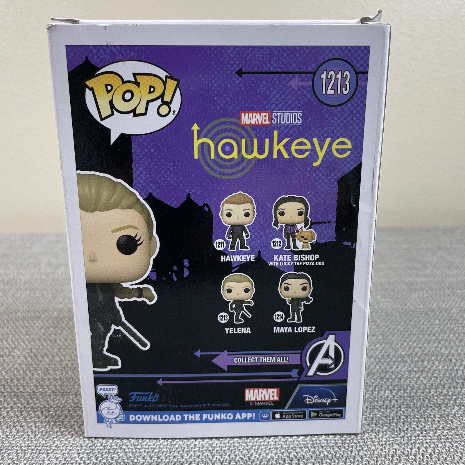 Funko Pop Marvel Studios Hawkeye - Yelena Bobble Head (1213) Vinyl Figure