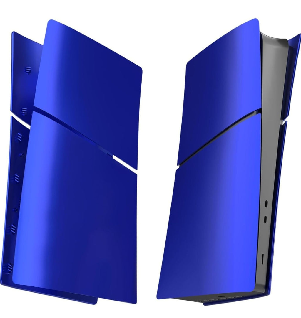 Blue PS5 Slim Faceplate Cover Plate Shell (Disc-Free) Version for PlayStation 5