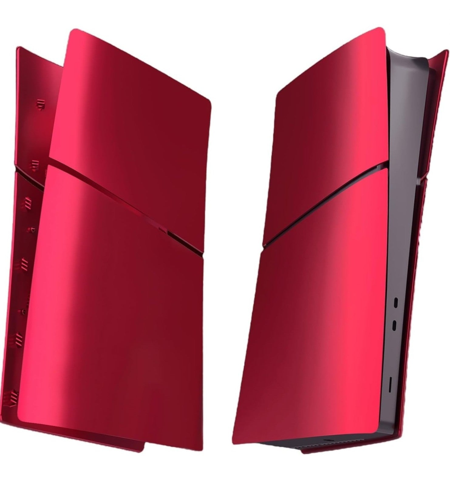 Volcanic Red PS5 Slim Faceplate Cover Plate Shell (Disc-Free) for PlayStation 5