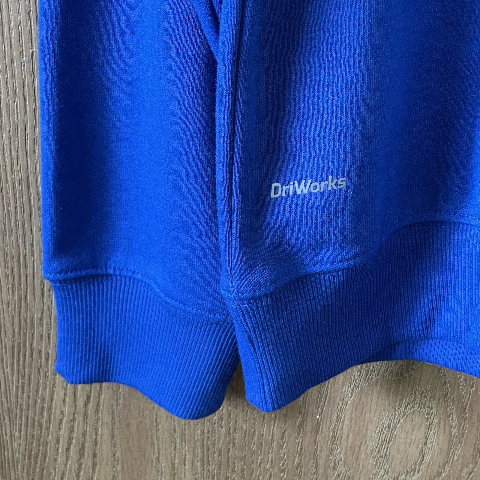NWT Athletic Works Men's Size Small (34-36) DriWorks Blue Fleece Sweatshirt