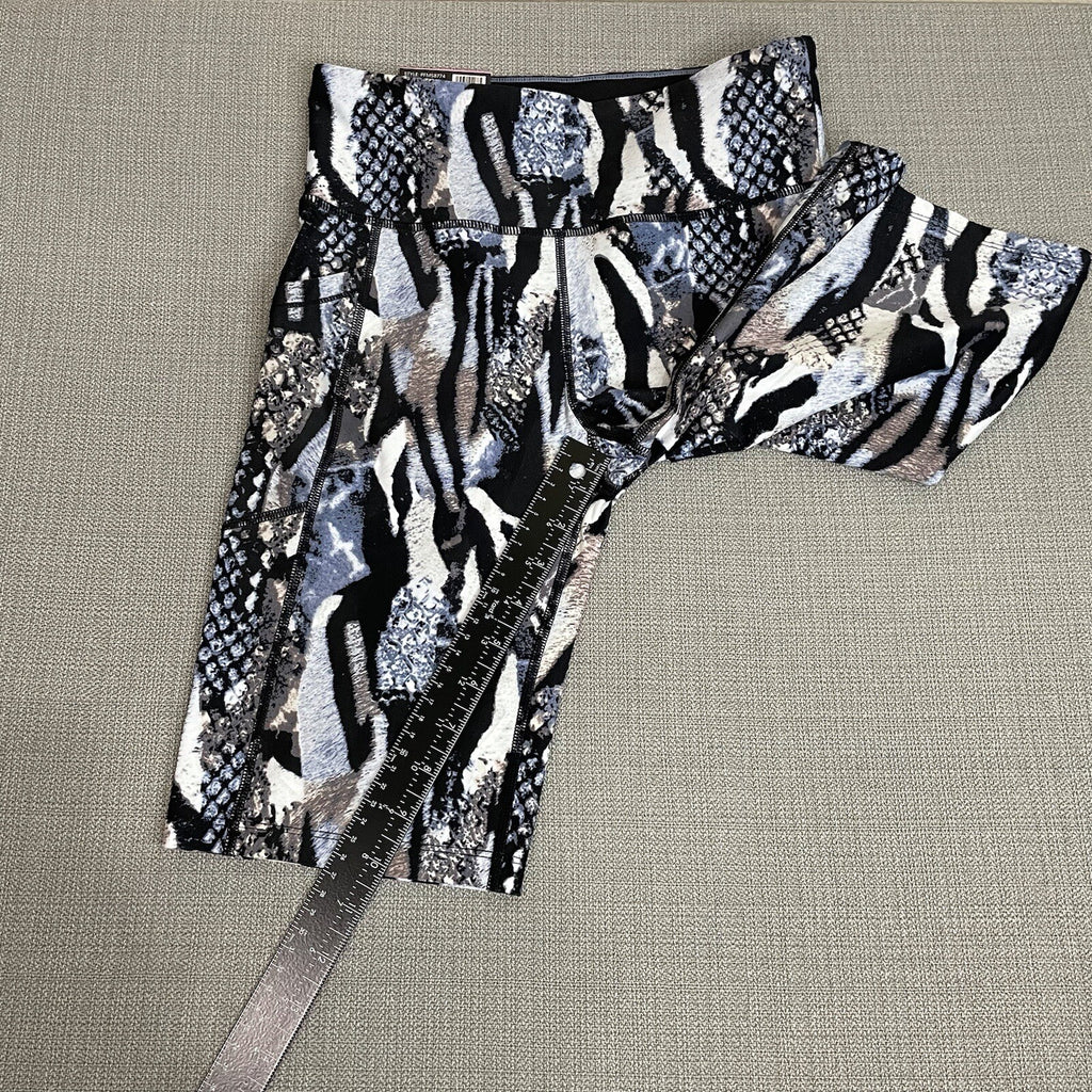 Calvin Klein Women's Small Colorful Patterned Athletic Bike Shorts Animal Print