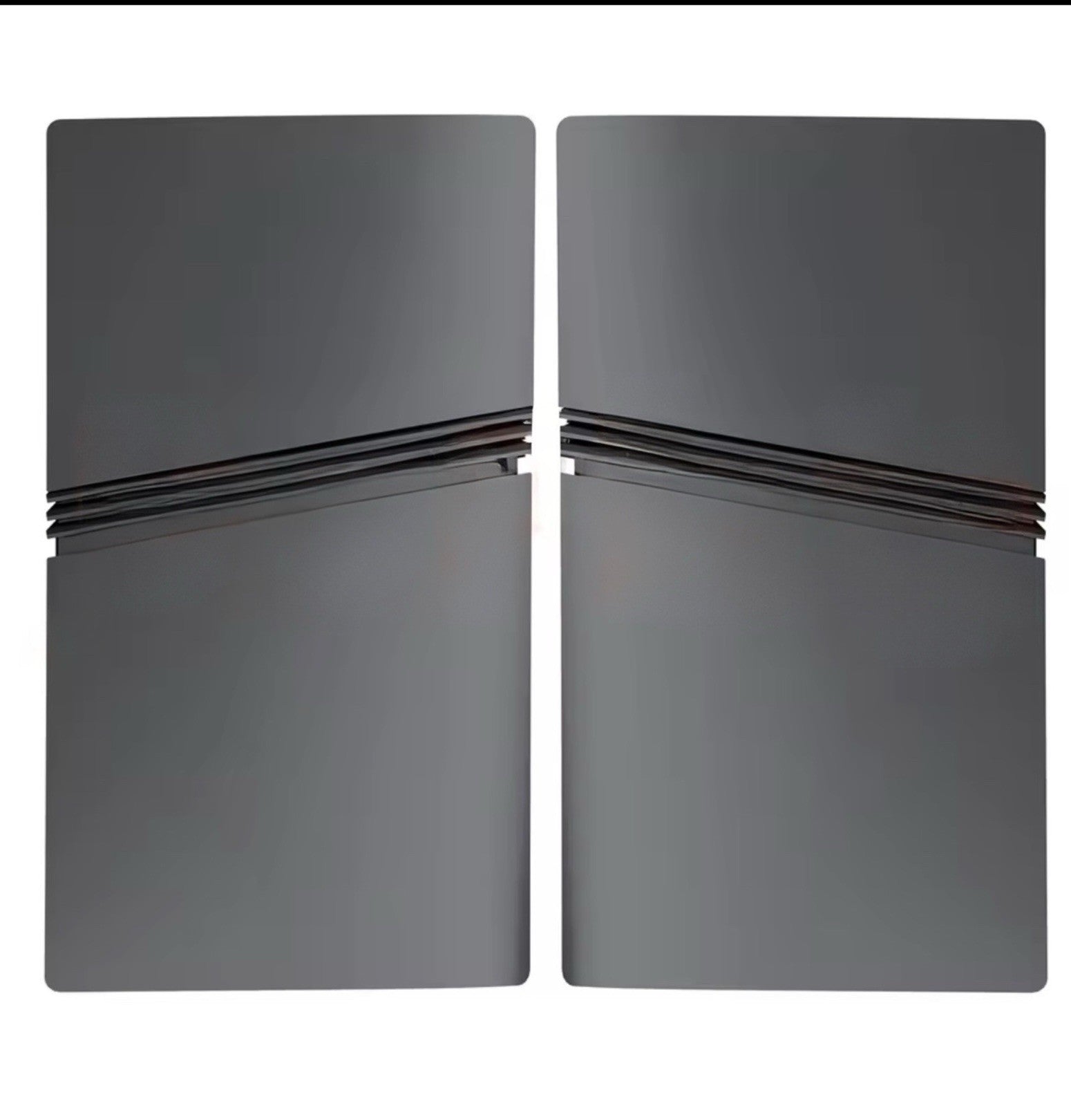 Black PlayStation 5 Pro Faceplate PS5 Cover Plate Shell (Disc-Free) Version