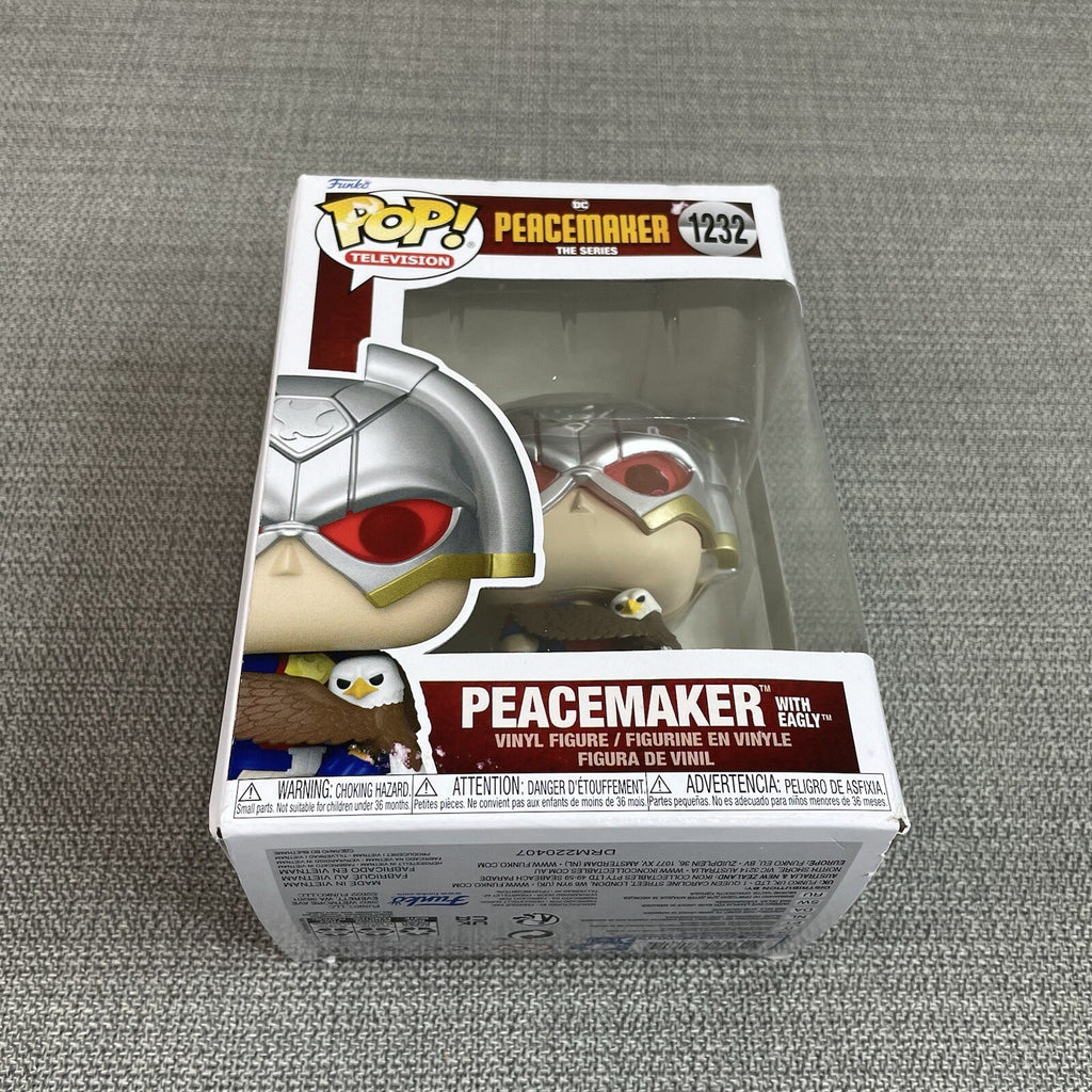 Funko Pop Television - DC Comics - Peacemaker w/Eagly The Series (1232) WORN BOX