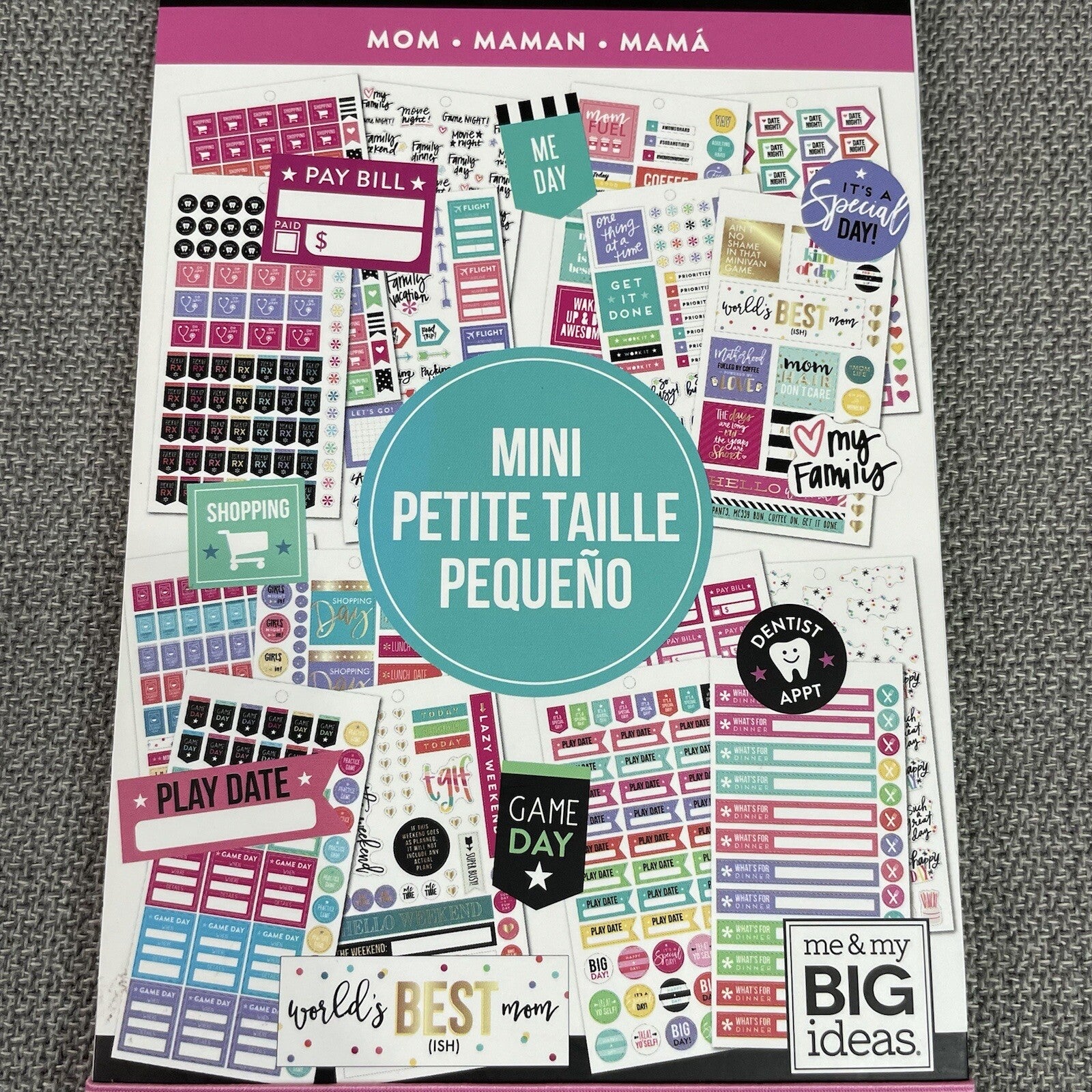 The Happy Planner "Mini" Sticker Book - "Mom" Theme