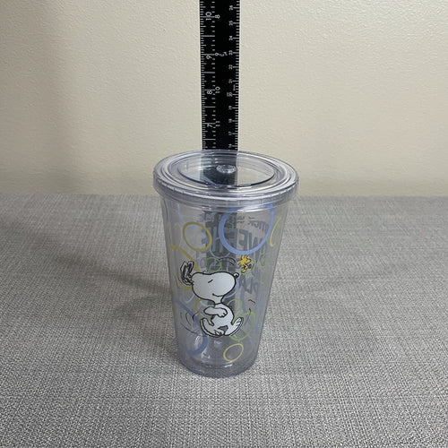 Applause Peanuts Snoopy & Woodstock Travel Drink Cup and Campfire Snack Bowl Set