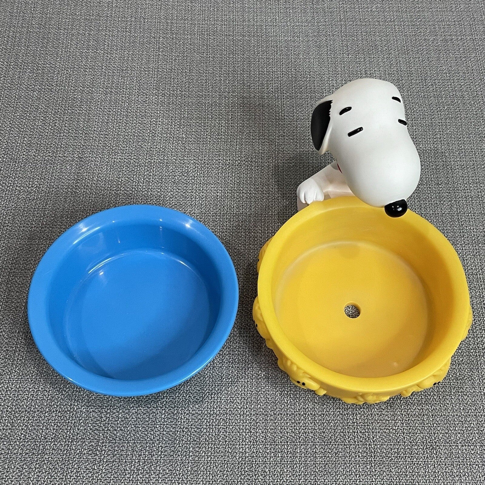 Applause Peanuts Snoopy & Woodstock Travel Drink Cup and Campfire Snack Bowl Set