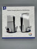PlayStation 5 Charging  Vertical Stand w/RGB Lighting for PS5/Slim/Pro Console