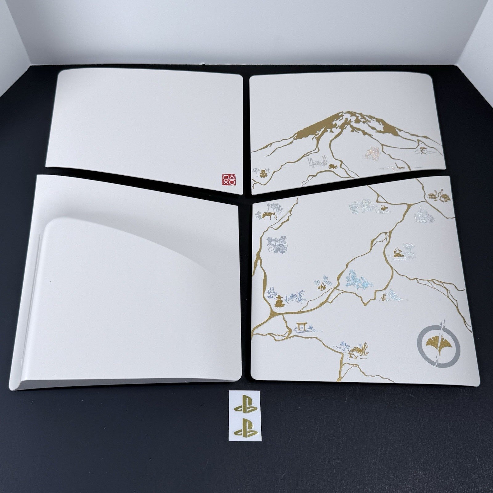 PlayStation 5 Ghost of Yotei  White PS5 Pro Faceplate Cover Shell Disc Version