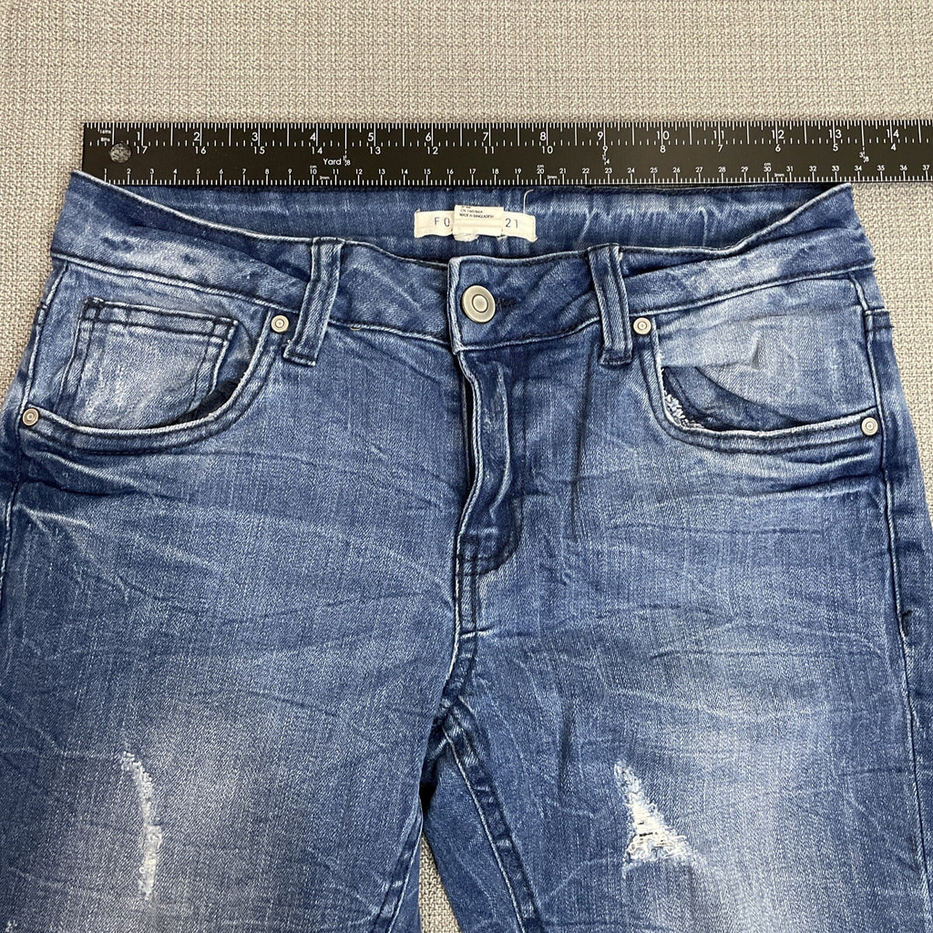 Forever 21 Women’s Premium Distressed Denim Jeans Size 26