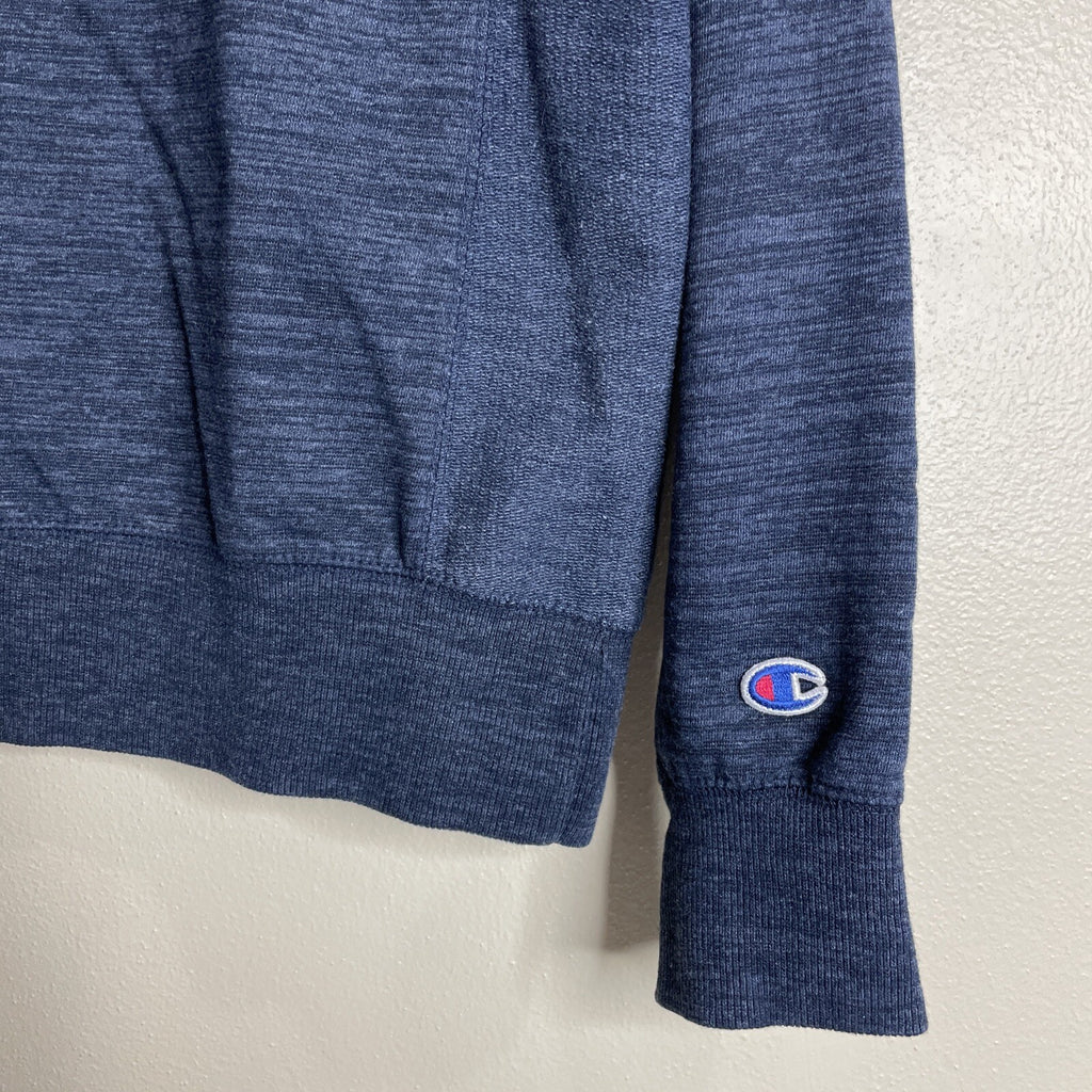 Champion Adult (Men’s / Women’s) Navy Blue Sweater With Embroidered Logo Size S