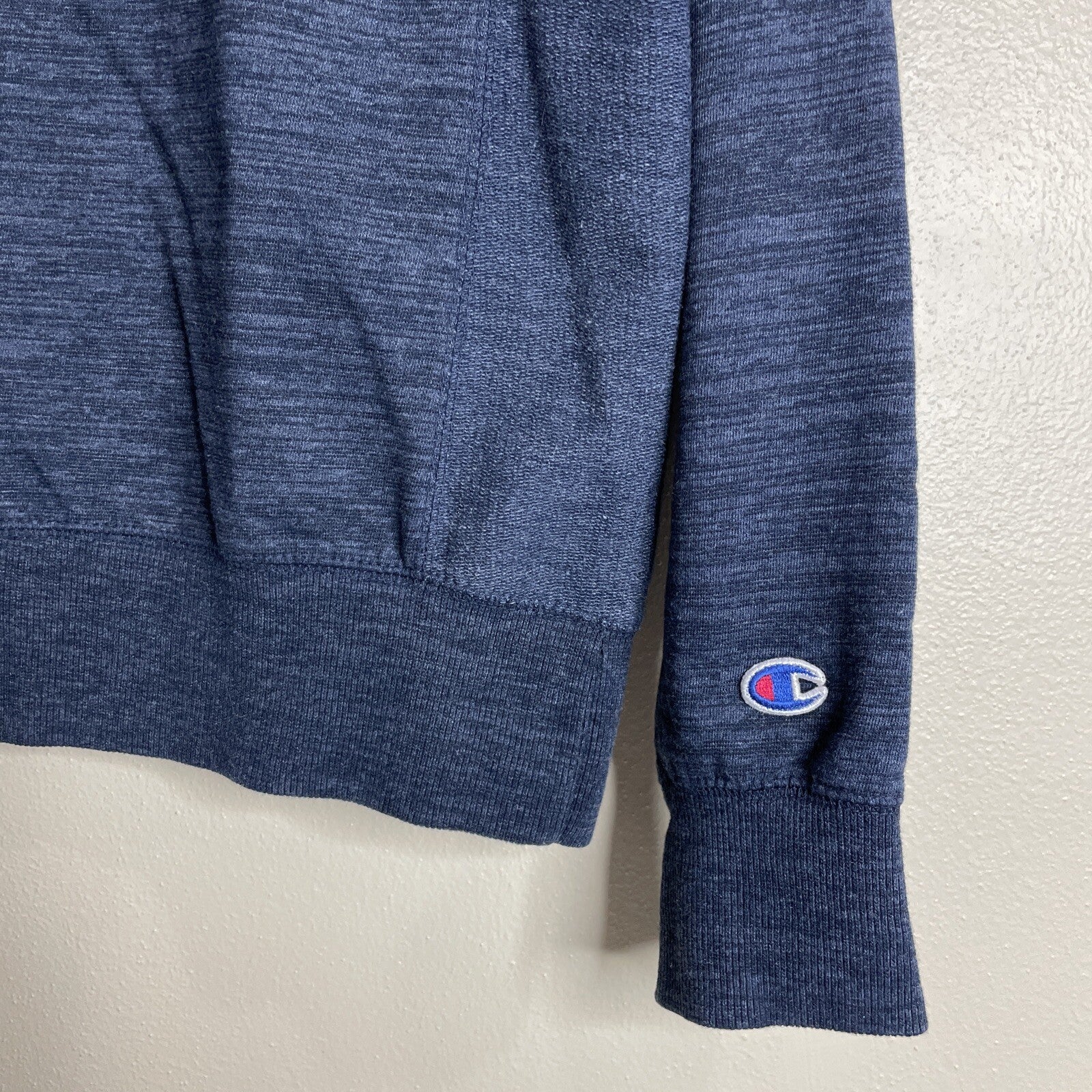 Champion Adult (Men’s / Women’s) Navy Blue Sweater With Embroidered Logo Size S