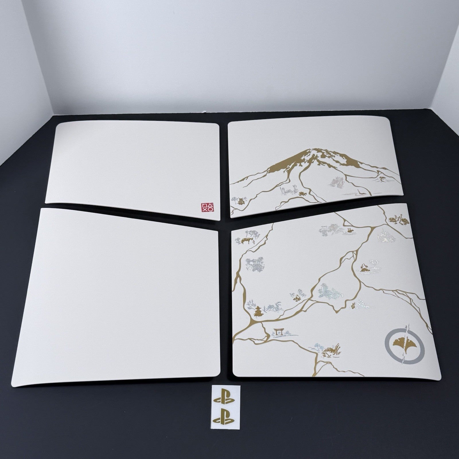 PlayStation 5 Ghost of Yotei  White PS5 Pro Faceplate Cover Shell (Disc Free)