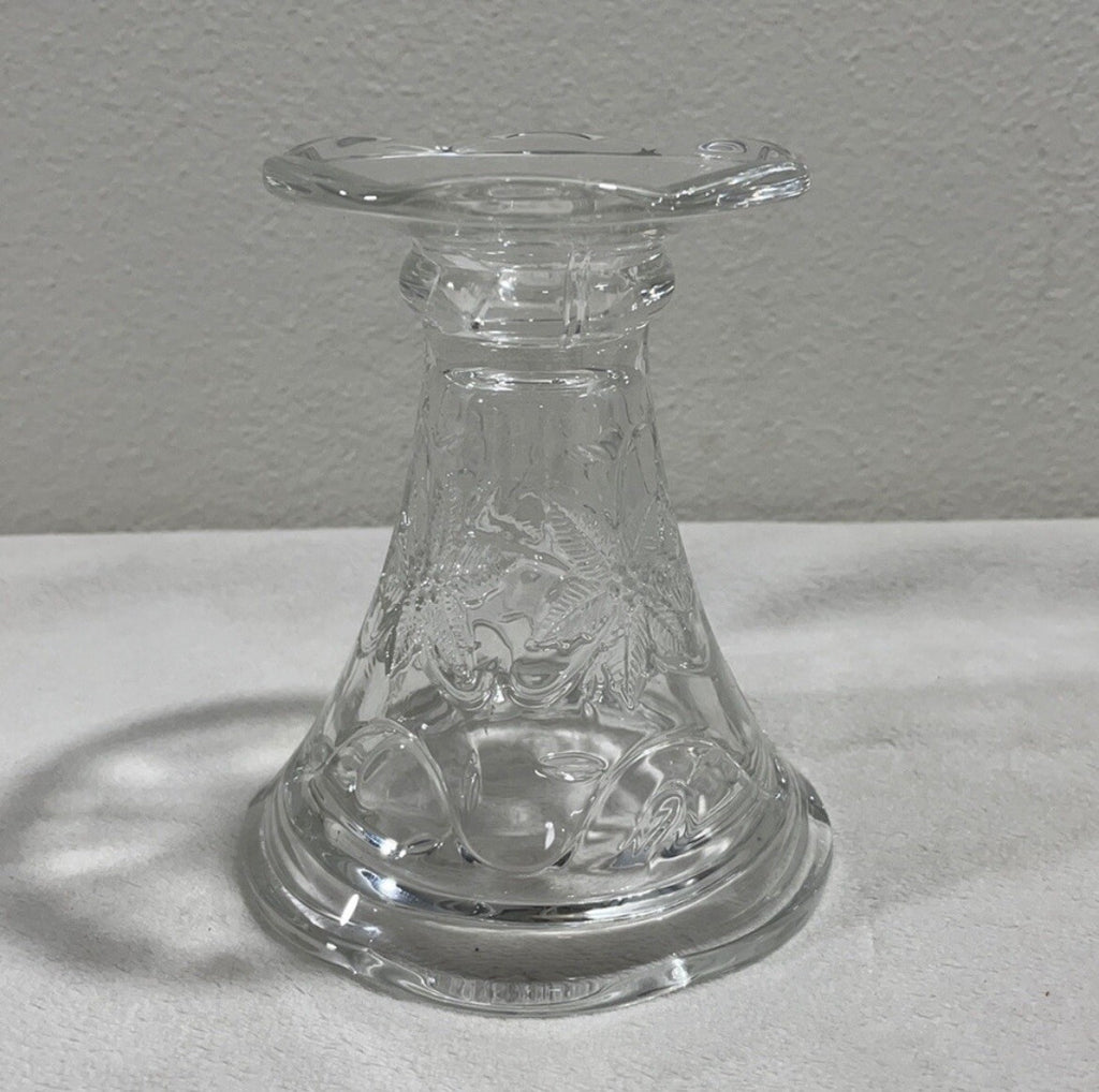 Princess House "Fantasia" Decorative Poinsettia (2 in 1) Candle Holder / Vase